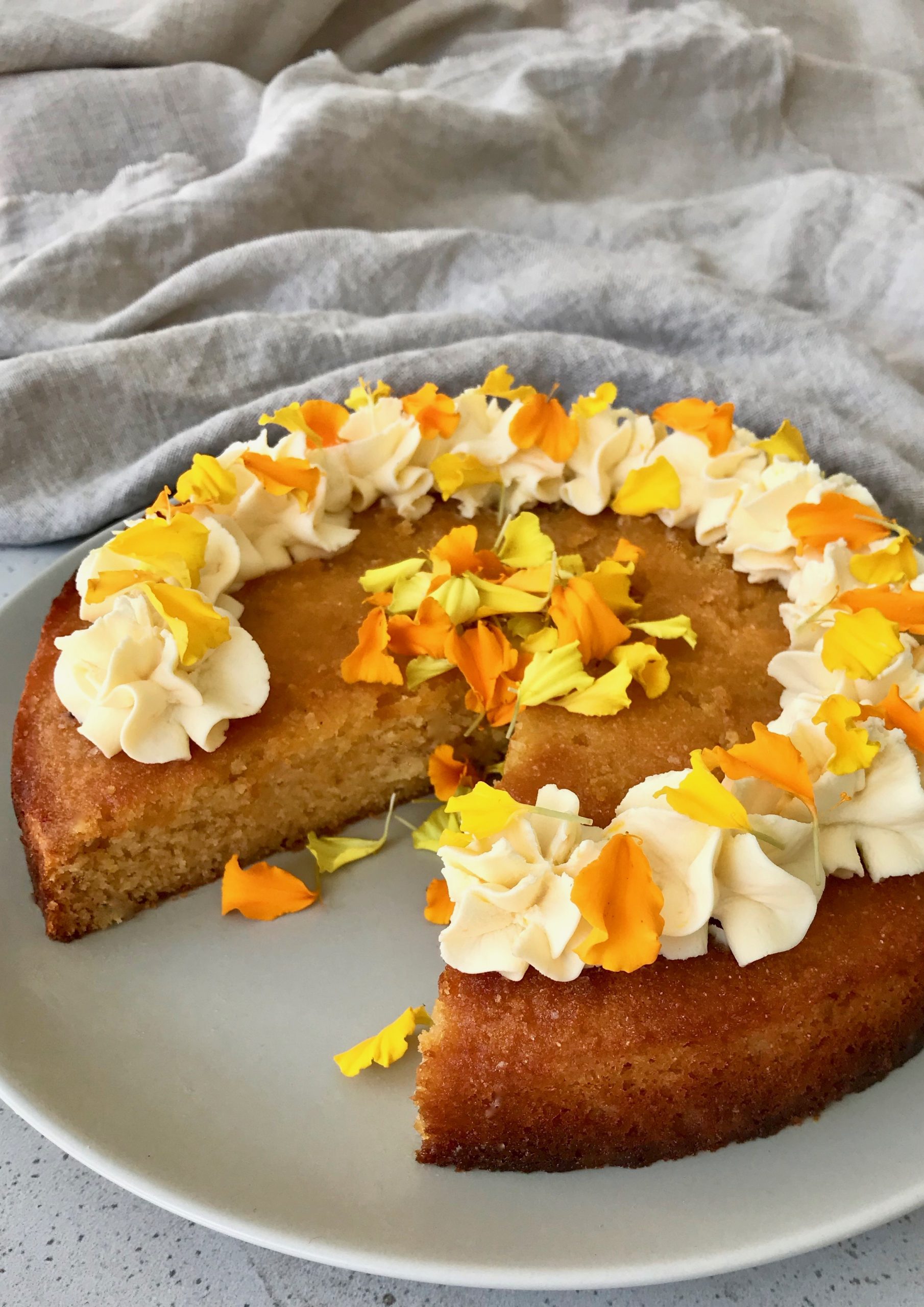 Pistachio and Orange Blossom Cake — Serendipity Bakes